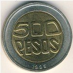 500 песо 2010 г. Колумбия(12) -681 - аверс