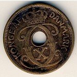 2 эре 1927 г. Дания(28) -4173 - реверс