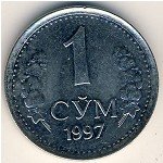 1 сум 1997 г. Узбекистан(23) -560 - аверс