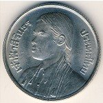 1 бат 1977 г. Таиланд(22) -1875 - реверс
