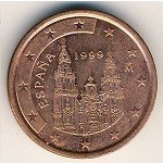 5 центов 1999 г. Испания(10) -12911 - реверс