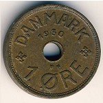 1 эре 1935 г. Дания(28) -4173 - аверс