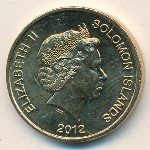 2 доллара 2012 г. Соломоновы острова(20) - 607 - реверс