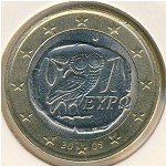 1 евро 2002 г. Греция(7) - 11529 - реверс