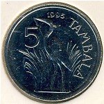 5 тамбала 1995 г. Малави(14) - 554 - аверс