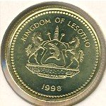 10 лисенте 1998 г. Лесото (13) - 773 - реверс
