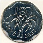 10 центов 1998 г. Свазиленд(19) -17 - аверс