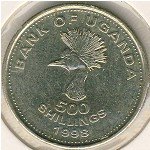 500 шиллингов 2008 г. Уганда(23) - 2532 - аверс