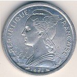 2 франка 1964 г. Коморские острова (12) - 1134 - реверс