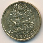 20 крон 2005 г. Дания(28) -4173 - аверс