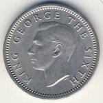 3 пенса 1950 г. Новая Зеландия(16) -1643 - реверс