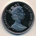 1 крона 1997 г.   Остров Мэн  (15) - 8204 - реверс