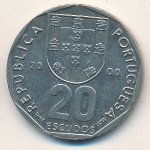 20 эскудо 2000 г. Португалия(18) -16372 - аверс