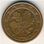 1 цент 2002 г. Германия(6) - 21339 - реверс