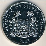 1 доллар 2005 г. Сьерра-Леоне(20) - 6791 - реверс