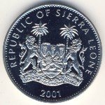 1 доллар 2001 г. Сьерра-Леоне(20) - 6791 - реверс