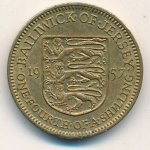 1/4 шиллинга 1957 г. Джерси(7) - 1425 - аверс