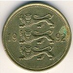 50 центов 1992 г. Эстония(26) - 3424 - реверс