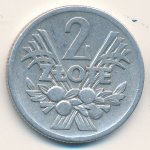 2 злотых 1958 г. Польша(18) -6491 - аверс