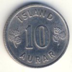 10 эйре 1946 г. Исландия(10) - 1061 - аверс