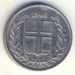 10 эйре 1946 г. Исландия(10) - 1061 - реверс
