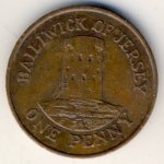 1 пенни 1986 г. Джерси(7) - 1425 - аверс