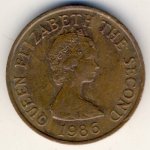1 пенни 1986 г. Джерси(7) - 1425 - реверс