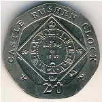 20 пенсов 2008 г.   Остров Мэн  (15) - 8204 - аверс