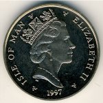 2 фунта 1997 г.   Остров Мэн  (15) - 8204 - реверс