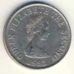 10 пенсов 1992 г. Джерси(7) - 1425 - реверс