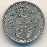 10 эйре 1940 г. Исландия(10) - 1061 - реверс