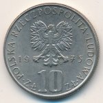 10 злотых 1975 г. Польша(18) -6491 - аверс