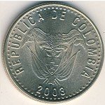 50 песо 2010 г. Колумбия(12) -681 - реверс