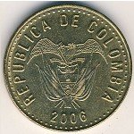 100 песо 2011 г. Колумбия(12) -681 - реверс