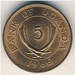 5 центов 1974 г. Уганда(23) - 2532 - аверс