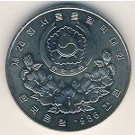 1000 вон 1986 г. Корея Южная(12) -1084 - реверс