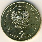 2 злотых 2002 г. Польша(18) -6491 - аверс
