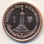 1 пенни 2008 г.   Остров Мэн  (15) - 8204 - аверс