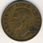 1 пени 1940 г. Новая Зеландия(16) -1643 - реверс