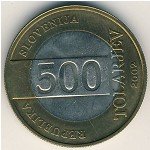 500 толларов 2002 г. Словения(20) -5330 - аверс