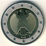 2 евро 2002 г. Германия(6) - 21339 - реверс