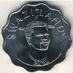 20 центов 2003 г. Свазиленд(19) -17 - реверс