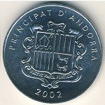 1 сантим 2002 г. Андорра(2) - 27182 - реверс