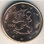 5 центов 2000 г. Финляндия(24) -16437 - реверс