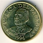 10 гуарани 1996 г. Парагвай(17) -303 - реверс