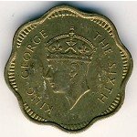 2 цента 1951 г. Шри-Ланка(26) - 1673 - реверс