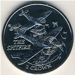 1 крона 2008 г. Фолклендские острова(24) -2562 - аверс