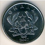 10 песева 2007 г. Гана(6) - 355 - реверс