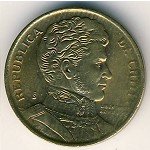 1 песо 1990 г. Чили(25) - 236 - реверс