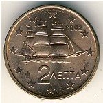 2 цента 2002 г. Греция(7) - 11529 - реверс